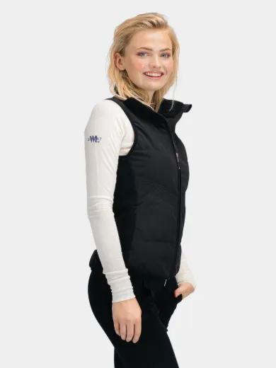 Bilde av WoolLand Rena vest woman  Black